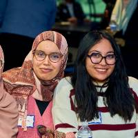 International Anchor Allies Winter 2026 First Mixer- group of ladies pose for a picture